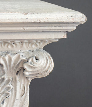 Neoclassical Painted Wood Pedestal / Plant Stand (8552211579187)