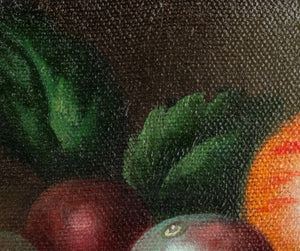 Pieter Signed Still Life Scene Oil on Canvas (8331954159923)
