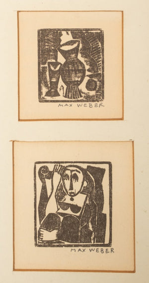 Max Weber Still Life & Figural Portrait Woodblocks (8907249680691)