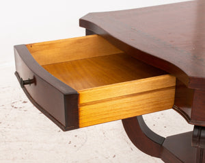 Eclectic Inlaid Mahogany Side Table, ca. 1900s (8826157990195)