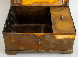 Indian Bone Inlaid Enameled Brass Casket (9655298818355)