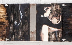 Abstraction Mixed Media Oil on Steel Panel (9894792397107)