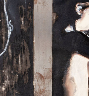 Abstraction Mixed Media Oil on Steel Panel (9894792397107)