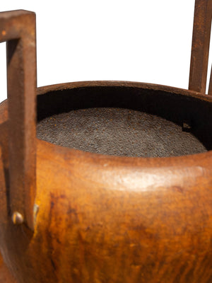 19th Century French Patinated Iron Urn (9001164439859)