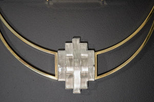 Art Deco Inspired Half-Circle Sconces, Pair (6719568904349)