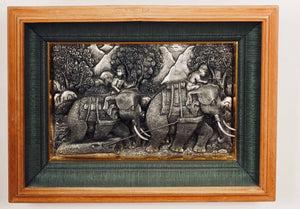776 Framed Chinese Sculptures of Silver-Pewter Fruits (8003400565043)