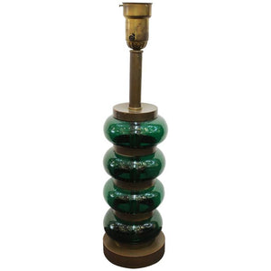 Table Lamp in Green Glass (6719741952157)