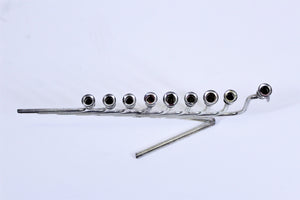 Mid Century Silver Plated Menorah (7194687733917)