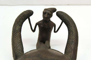 African Cameroon Tribal Bronze Mask (6719964283037)