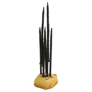 Brutalist Modern Metal Tabletop Spike Sculpture perspective (6719962579101)