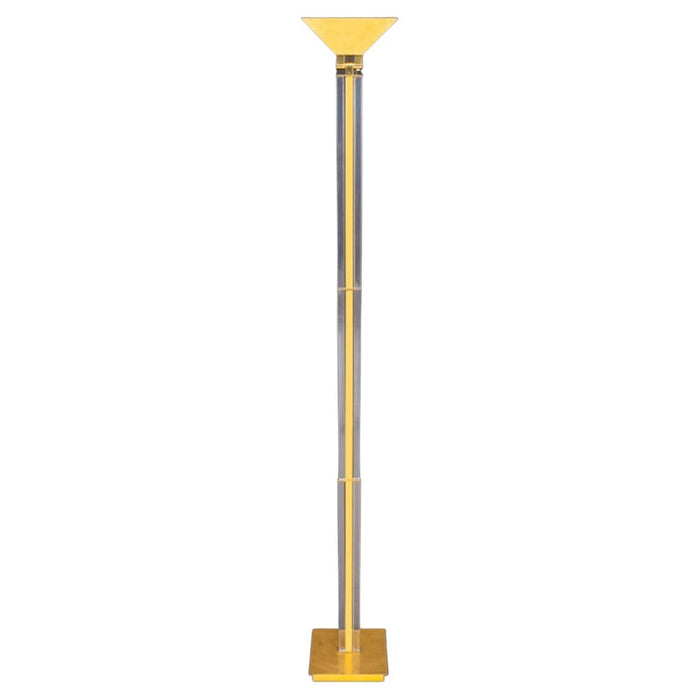 Mauro Marzollo for TVE Brass & Acrylic Floor Lamp