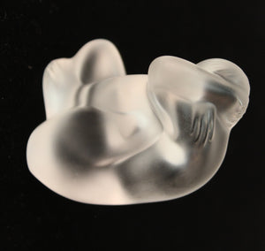 Modern Lalique Crystal Art Glass Nude Figurine (6719991447709)