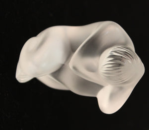 Modern Lalique Crystal Art Glass Nude Figurine (6719991447709)