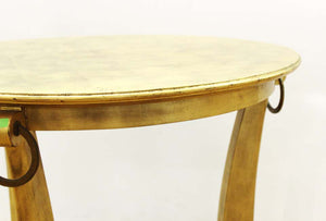 Art Deco Revival Gold Foil Cocktail Table (6720021823645)