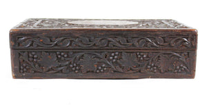 Indian Carved Wood Humidor Box (6720045285533)