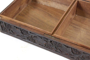 Indian Carved Wood Humidor Box (6720045285533)