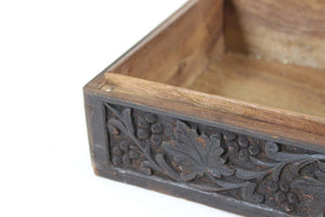 Indian Carved Wood Humidor Box (6720045285533)