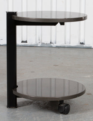 Post-Modern Mixed Media Two Tier Side Table (7220315291805)