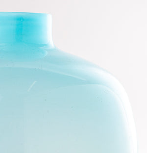 Modern Pale Blue Glass Vase (7302181290141)