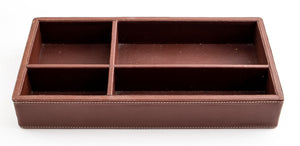 Brown Leather Desk Organizers, 2 (7372186714269)