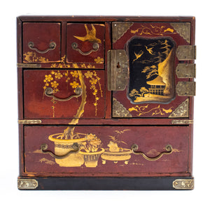 Japanese Lacquered Wooden Kodansu Cabinet (7279418310813)