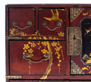 Japanese Lacquered Wooden Kodansu Cabinet (7279418310813)