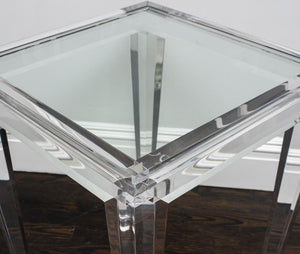 Modern Art Deco Revival Acrylic Side Tables (7226206093469)