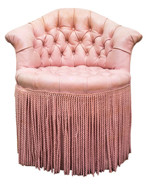 Pink Upholstered Maquilleuse Boudoir Chair (7226710753437)