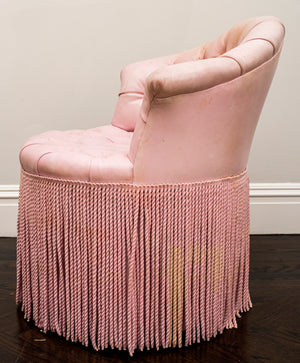 Pink Upholstered Maquilleuse Boudoir Chair (7226710753437)