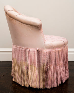 Pink Upholstered Maquilleuse Boudoir Chair (7226710753437)