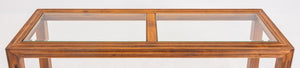 Widdicomb Manner, Modern Wood and Glass Table, 1980s (7515679621277)