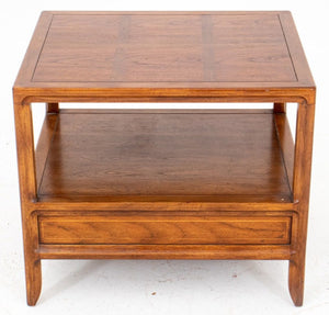 Mid-Century Mastercraft Wood Lamp Table (8043955683635)