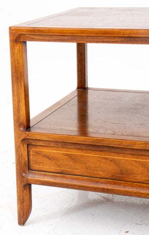 Mid-Century Mastercraft Wood Lamp Table (8043955683635)