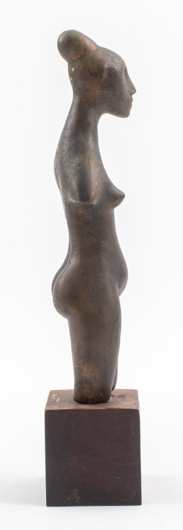 Modern Bronze Female Nude Sculpture (7581156114589)