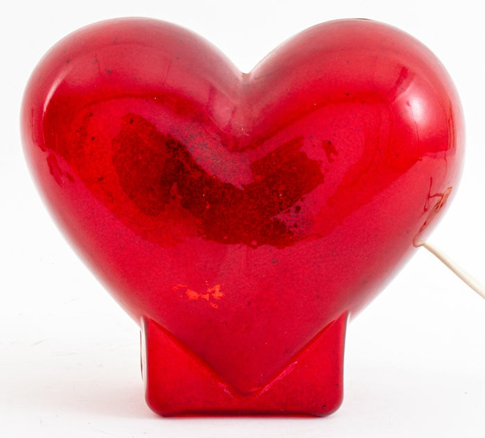 Vintage Heart Acrylic Table Lamp